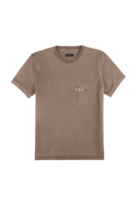 casual-marrone-t-shirt-with-pocket
