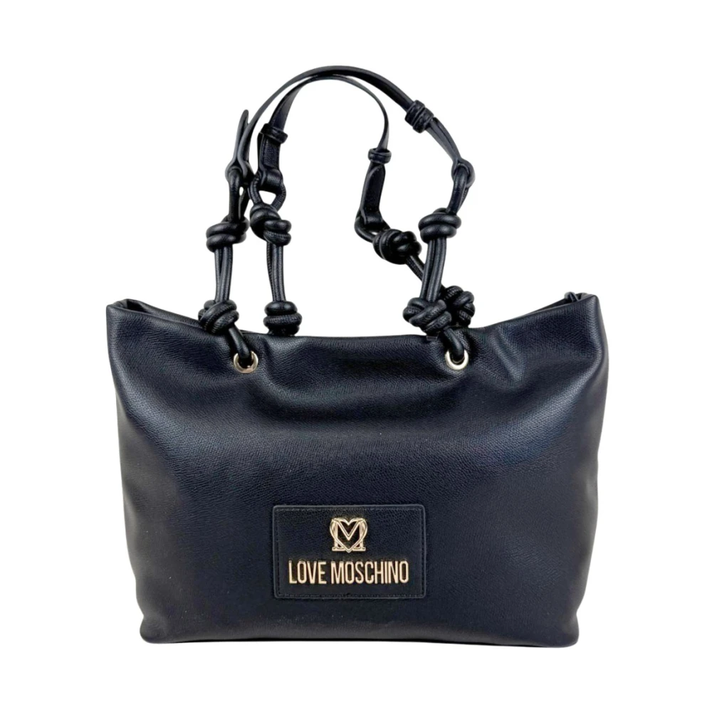 Love Moschino Vrouw Zwart Tassen Dames, One Size, Pu Shopping