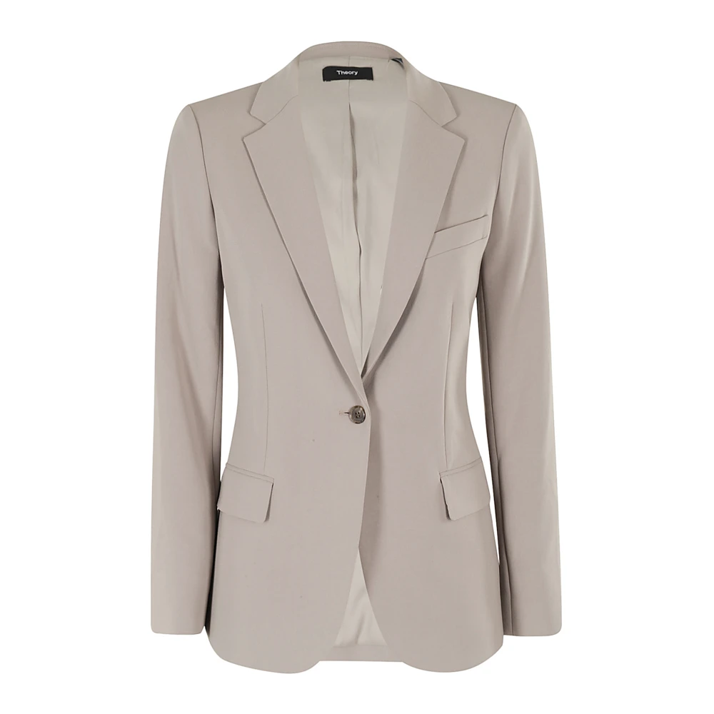 Theory Klassieke Zwarte Blazer Gray Dames