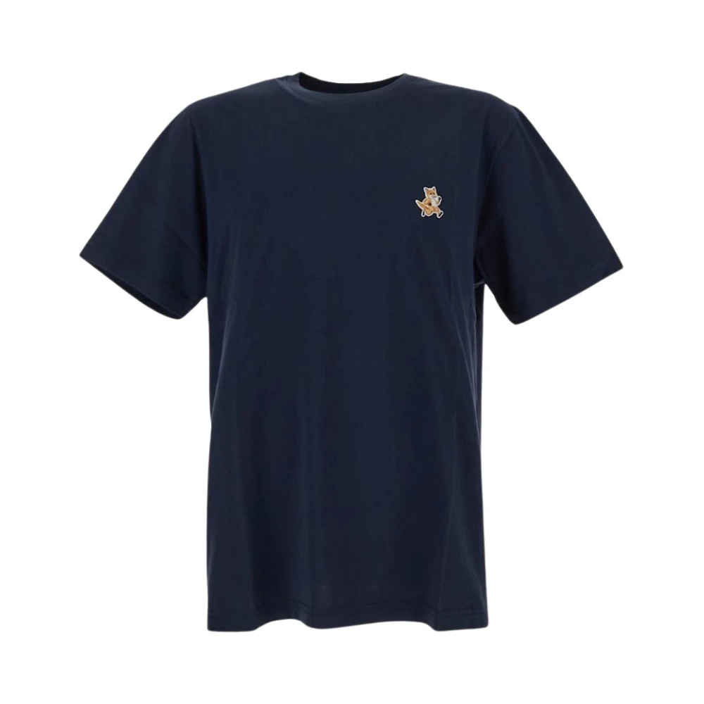 Maison Kitsuné Mannen T-shirt Collectie Blue Heren