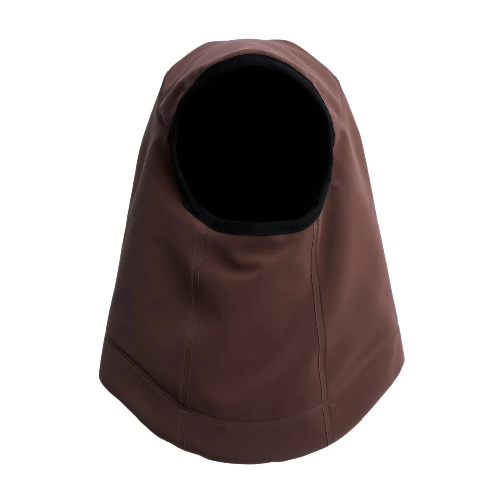 Stutterheim Waterdichte Ski Masker met Nep Bont Brown Unisex