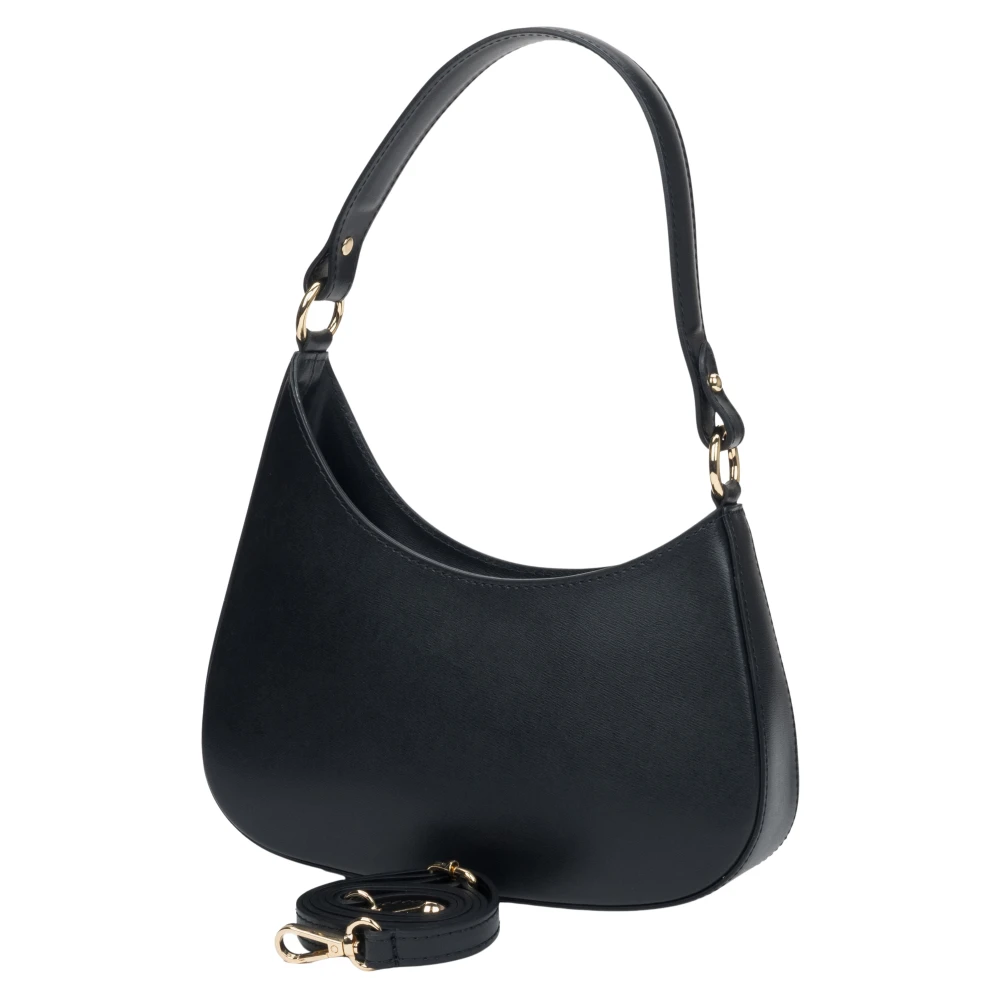 Estro Women's Black Compact Shoulder Bag - Shoulder Bags - One Size - Bags