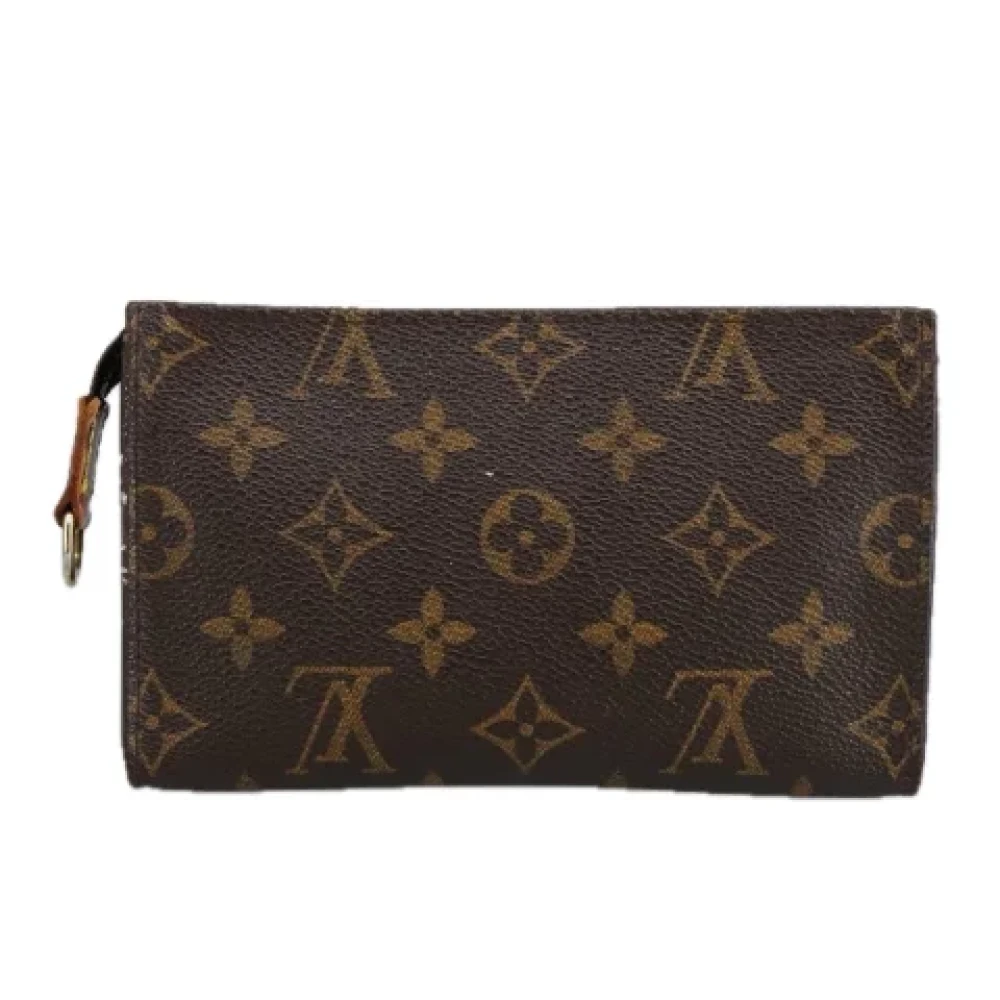 Louis Vuitton Vintage Pre-owned Canvas pouches Brown Dames