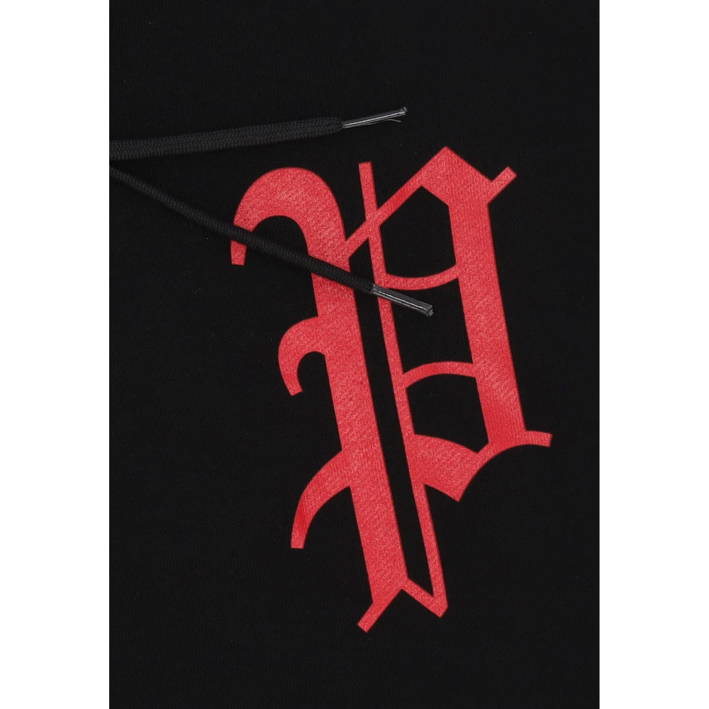 Propaganda Zwarte hoodie met voorzak Black Heren