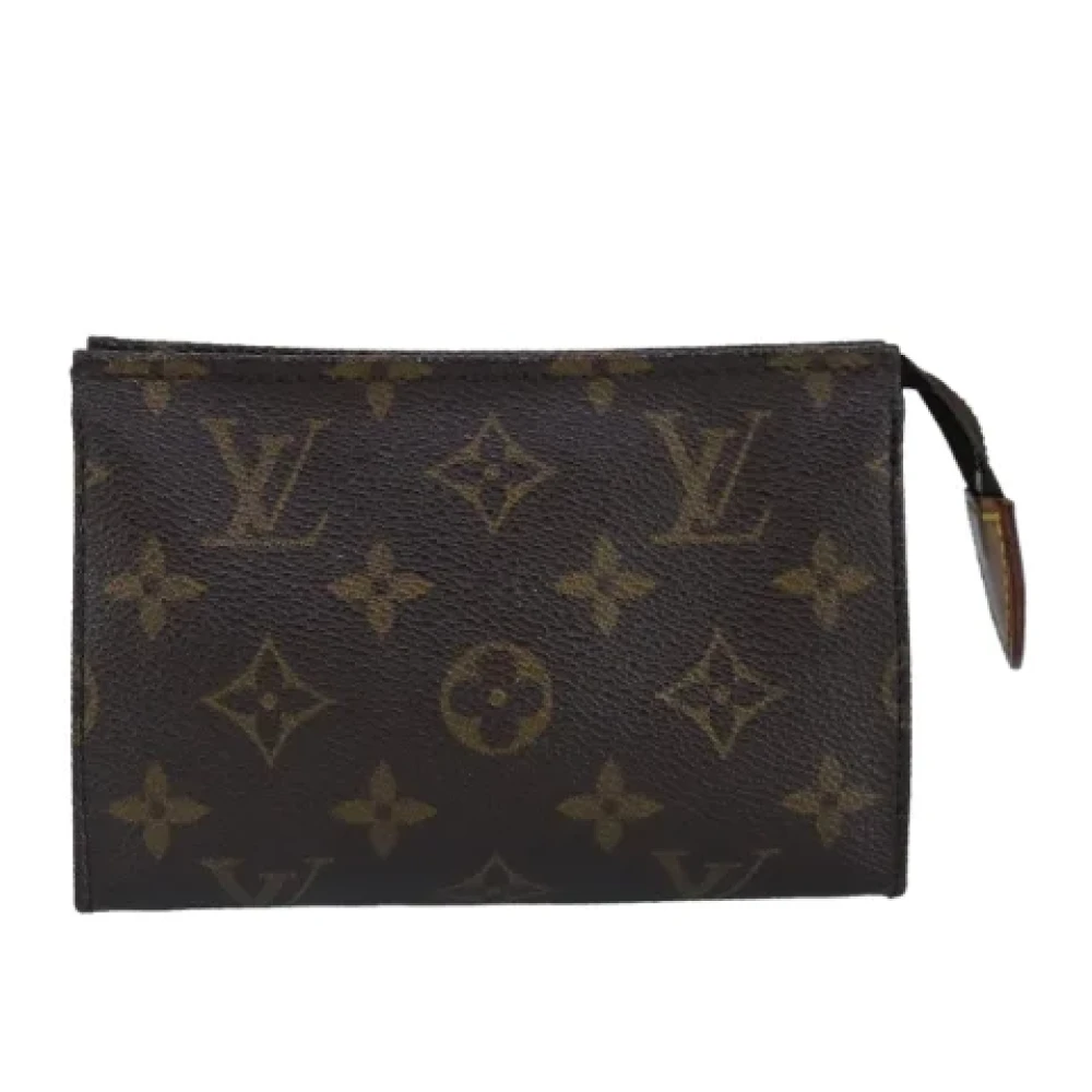 Louis Vuitton Vintage Pre-owned Canvas clutches Brown Dames