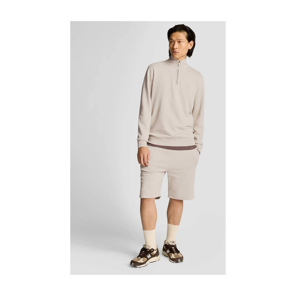 Lyle & Scott Casual Sweatshirt in Trendy Stijl Beige Heren