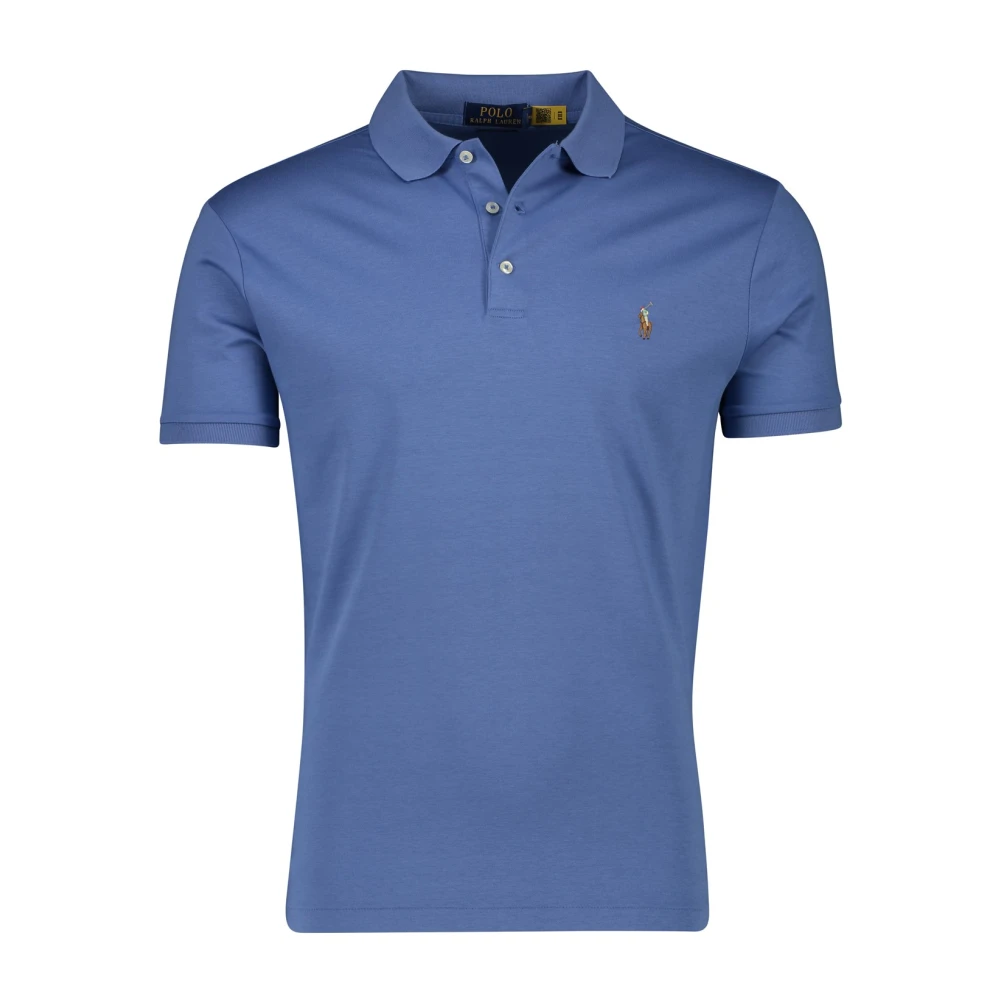 Polo Ralph Lauren Blauw poloshirt korte mouw Blue Heren