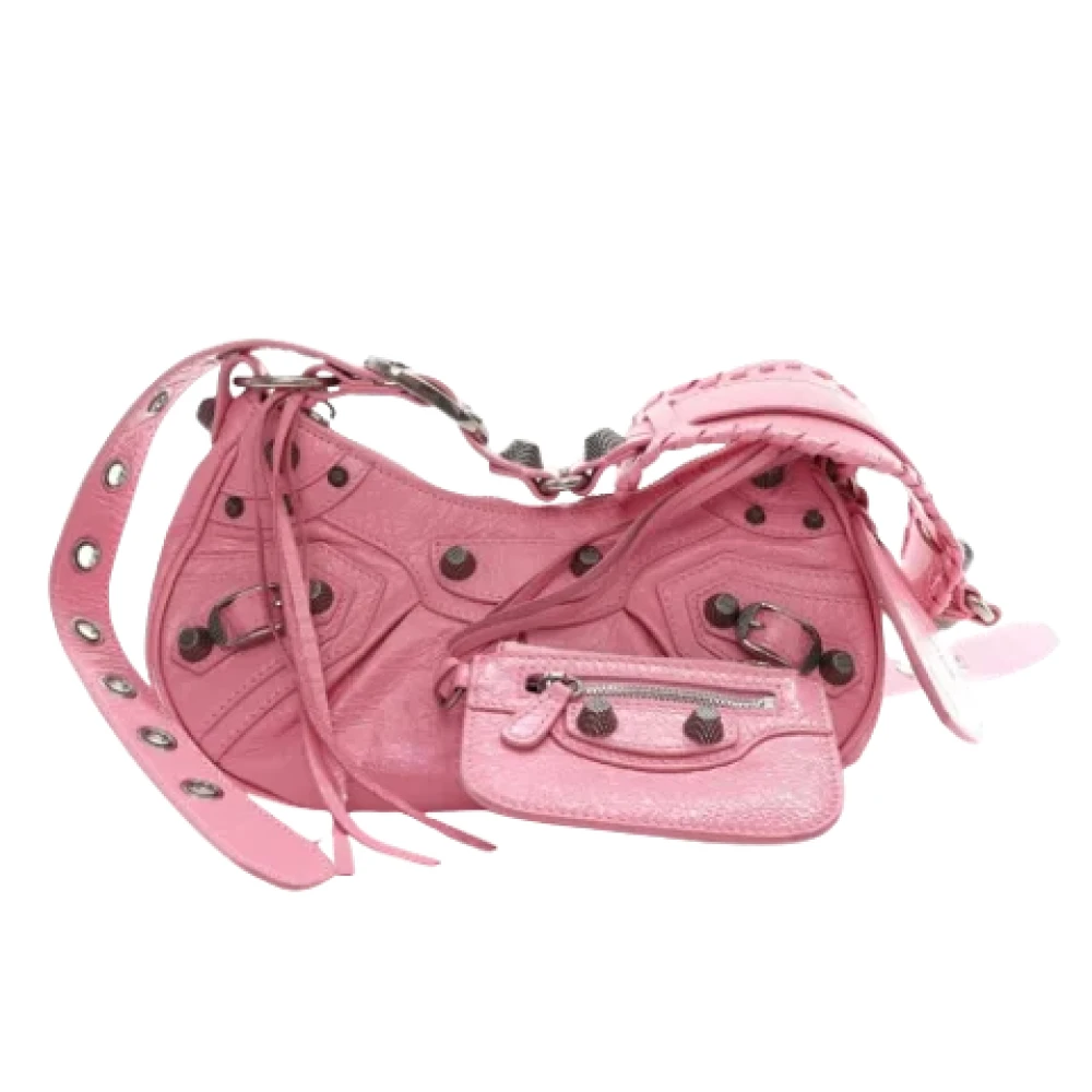Balenciaga Vintage Pre-owned Leather balenciaga-bags Pink Dames