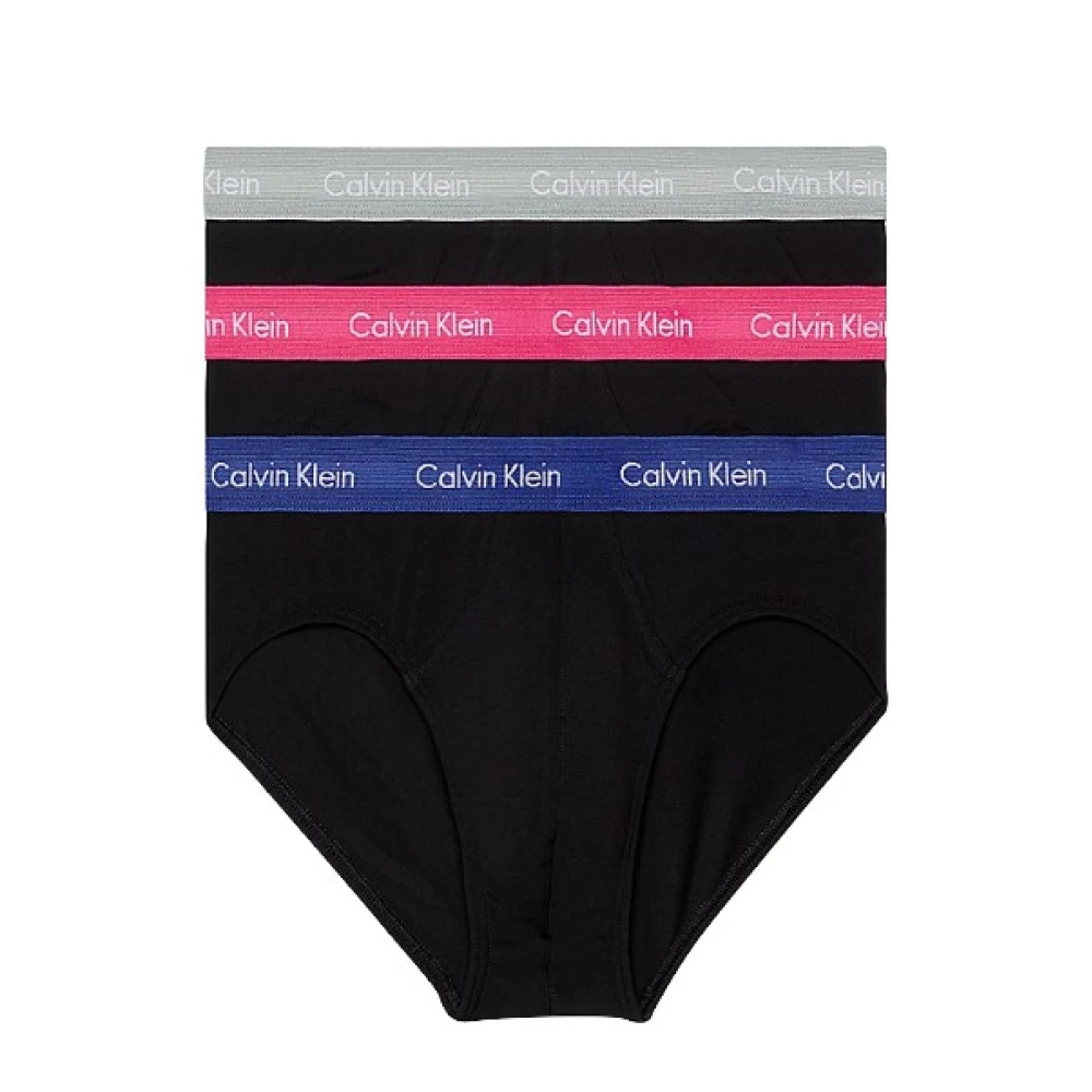 Calvin Klein Hip Brief 3-Pack Zwarte Ondergoed Multicolor Heren
