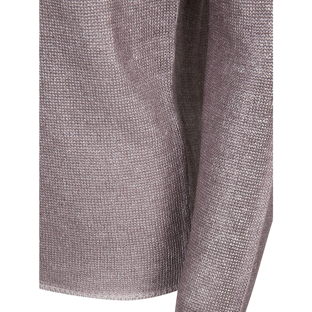 Avant Toi Linnen Truien Made in Italy Purple Dames
