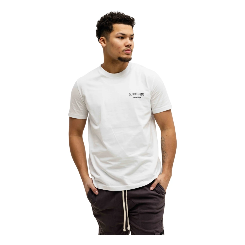 Iceberg - Tops > T-Shirts - White - Iceberg - Modalova
