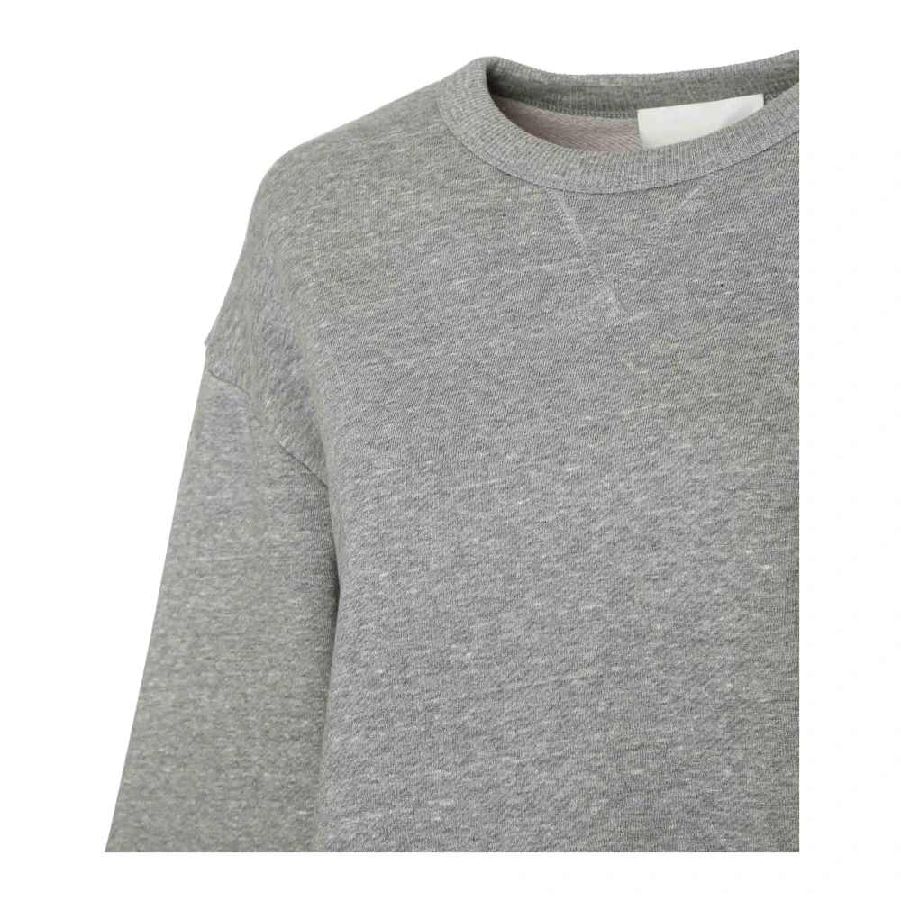 closed A-Lijn Sweatshirt met Wijde Mouwen Gray Dames