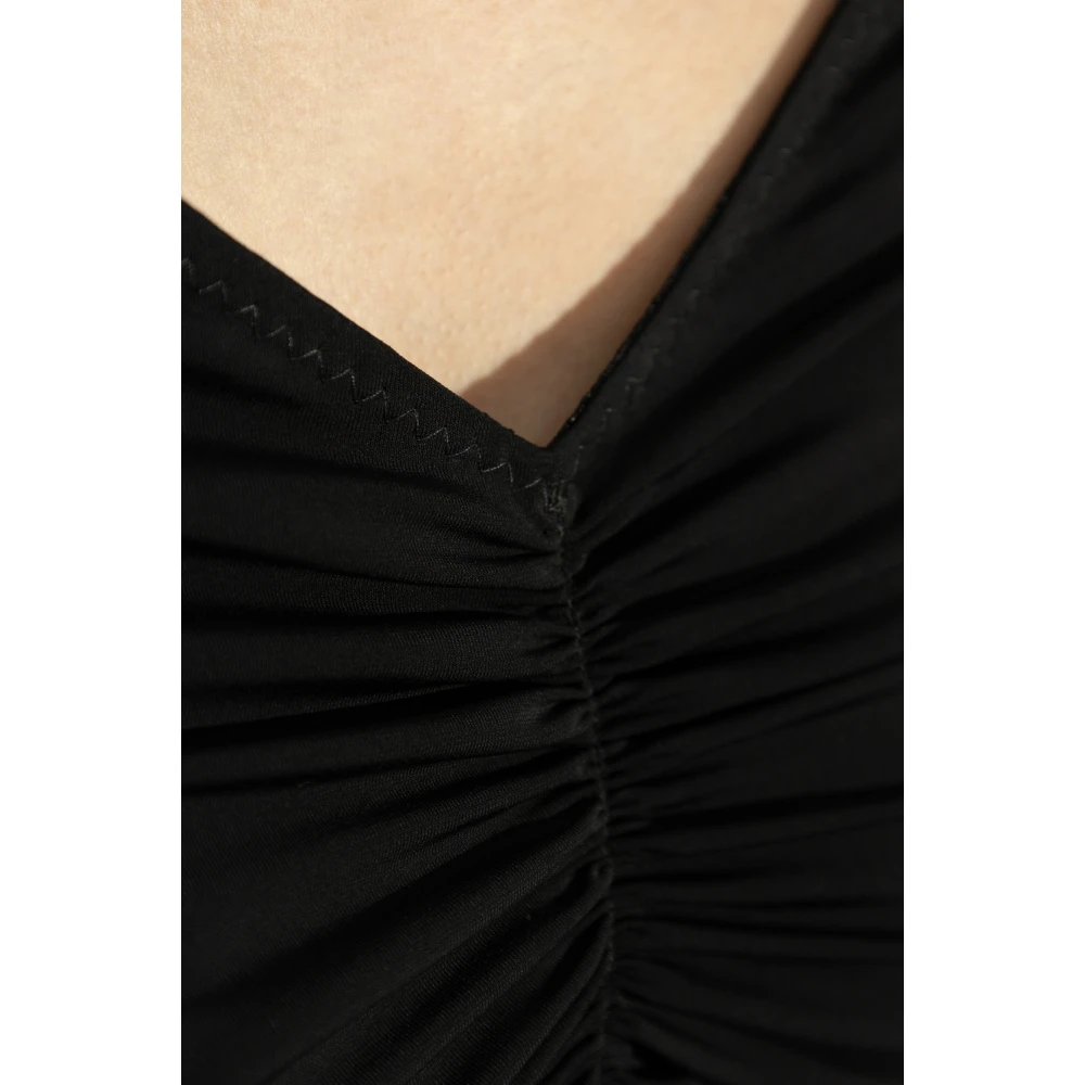 Dolce & Gabbana Gedrapeerde jurk Black Dames