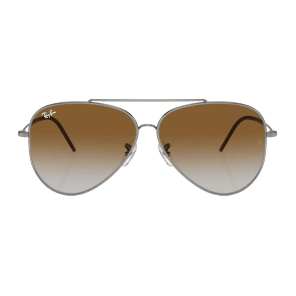 Ray-Ban Unisex Gray Sunglasses, 59 Mm, Aviator Reverse Sunglasses