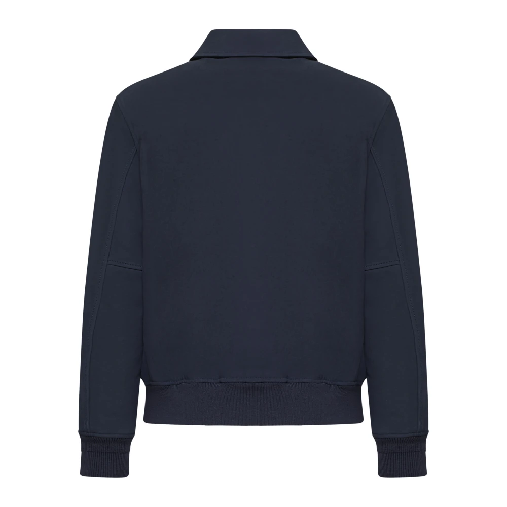 Givenchy Kalfsleren Jas Blue Heren