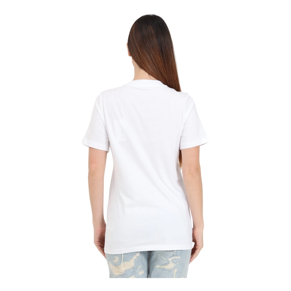PATRIZIA PEPE Witte Fly Cut-Out T-shirt White Dames