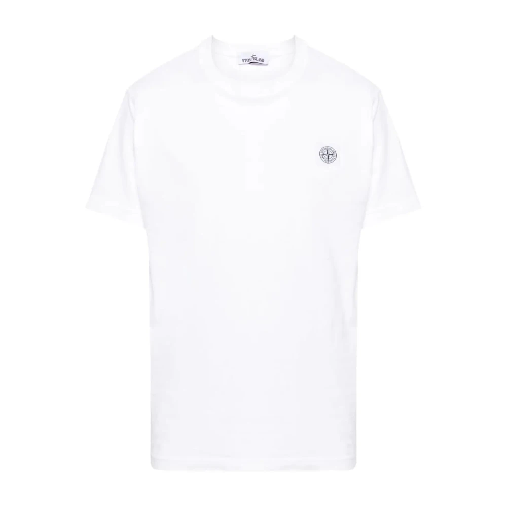 Stone Island Klassiek T-Shirt White Heren