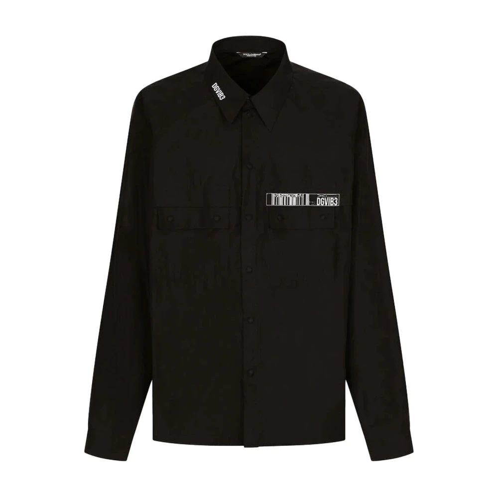 Dolce & Gabbana Uomo Nero Magliette, M, New,