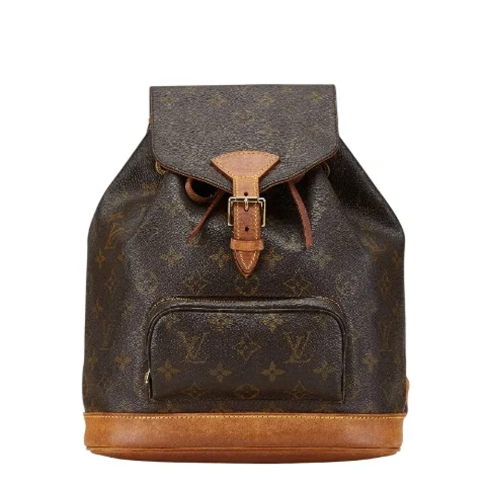 Louis Vuitton Vintage Pre-owned Canvas backpacks Brown Dames