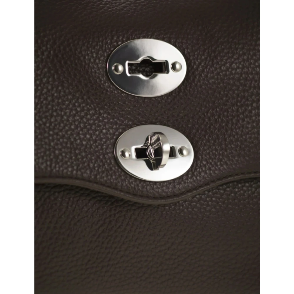 Zanellato Bruine leren handtas Elegant en veelzijdig Brown Dames