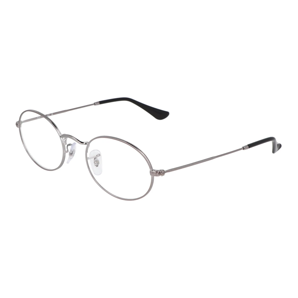Ray - Ban Unisex Grau Ray - Ban Rx3547v Oval 2502 Optische Fassungen Metall Transparent Rund Normal - Bild 5