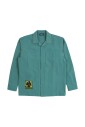 overshirt-en-nylon-vert-avec-detail-du-logo