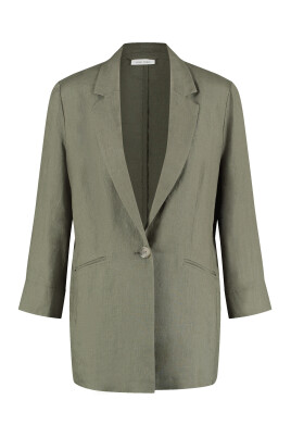 blazer-en-lin-a-manches-3-4-avec-fente-arriere