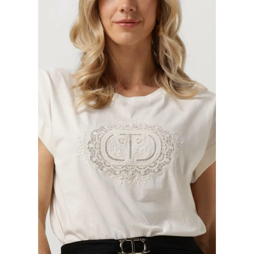 Twinset Gebreid T-shirt Beige Dames