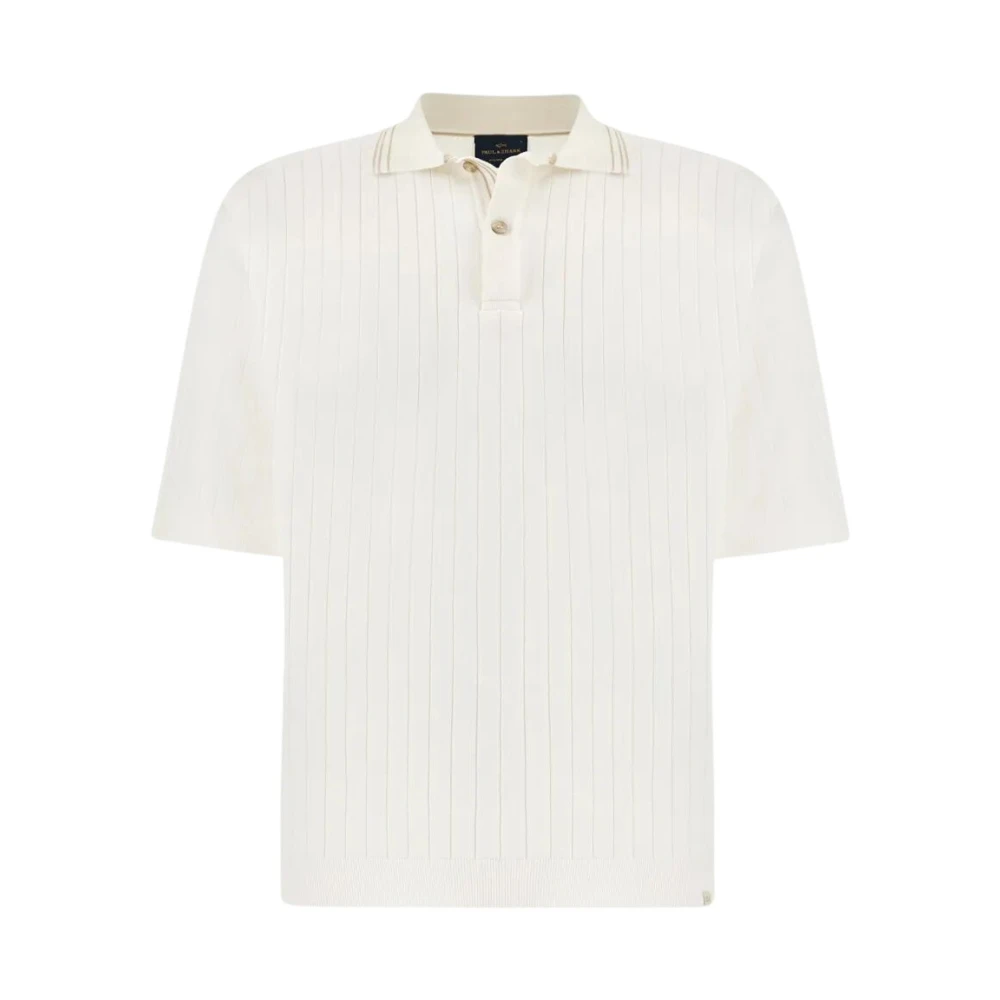 Paul & Shark Men's Beige Polo - Polo Shirts - Xl - Tops