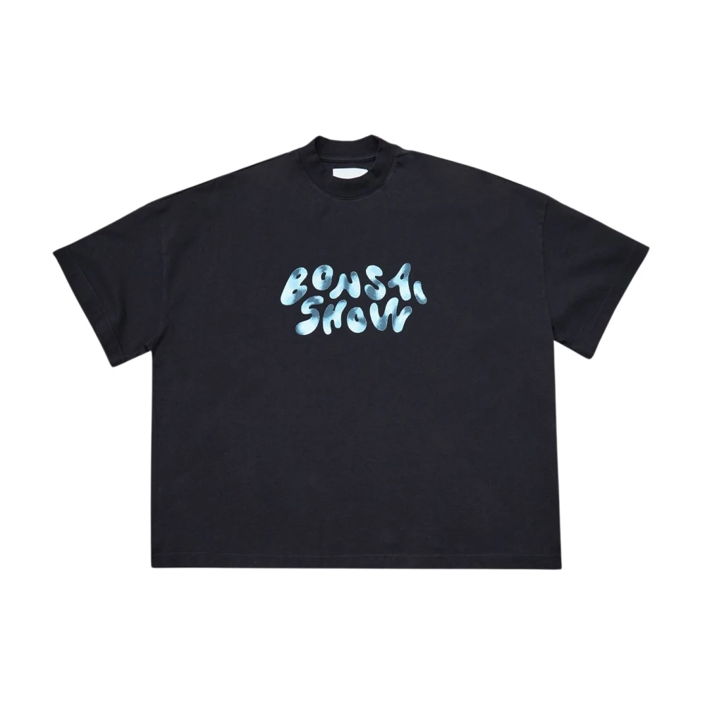 Bonsai Zwarte Oversized T-Shirt Show X Black Heren