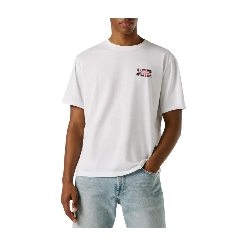 Pepe Jeans Men's White Logo T-Shirt - T-Shirts - 2XL - Tops