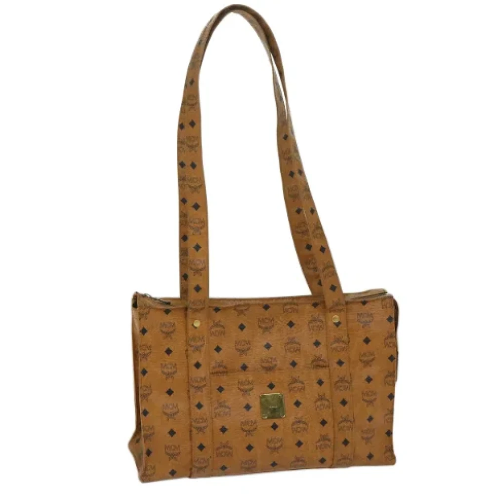 MCM Pre-owned Leather totes Brown Dames