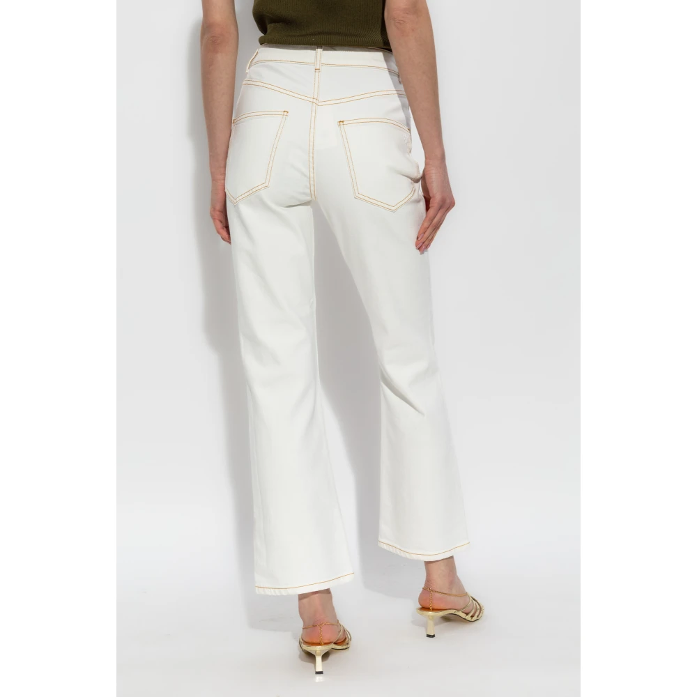 TORY BURCH flare jeans Beige Dames