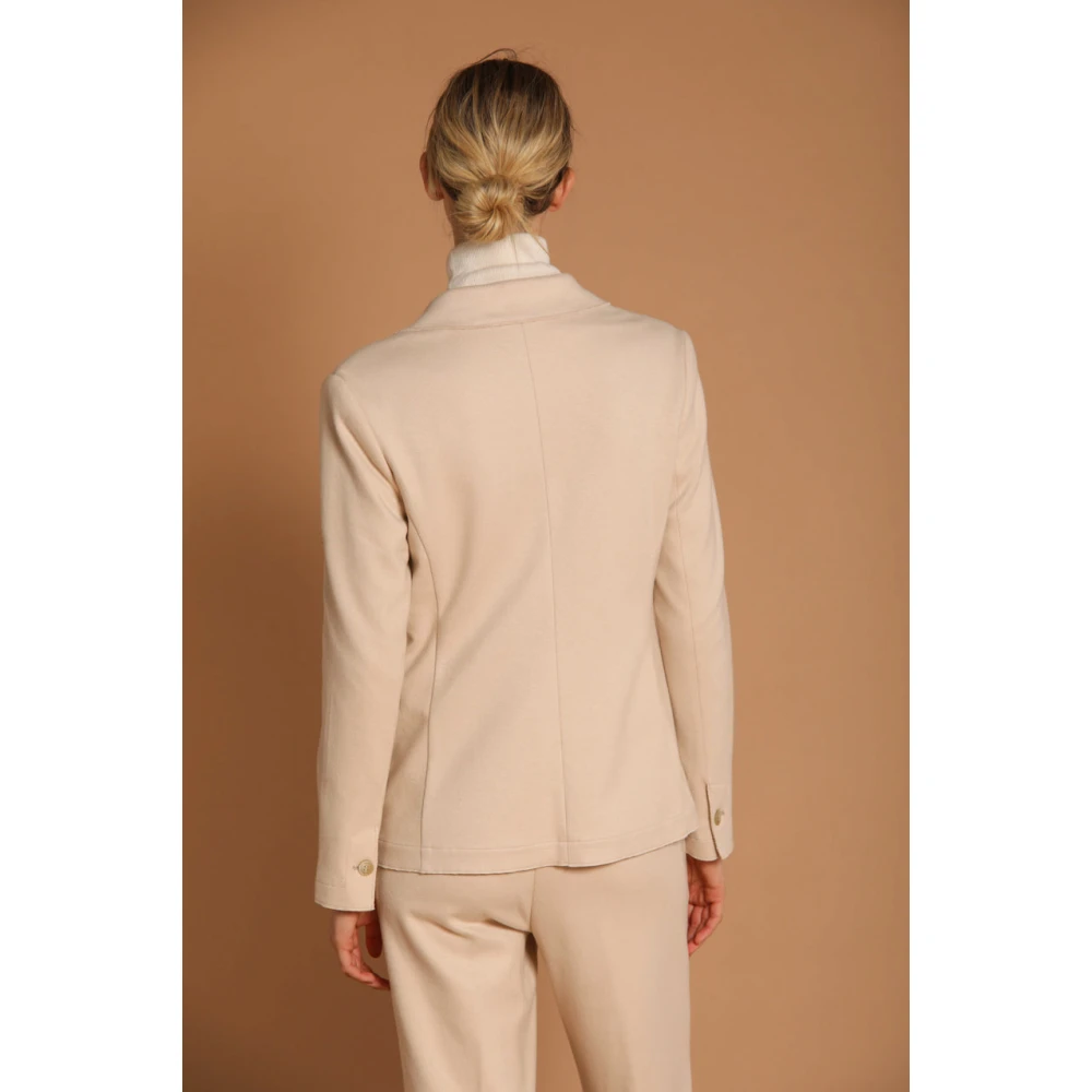 Mason's Elegant Jersey Blazer Beige Dames