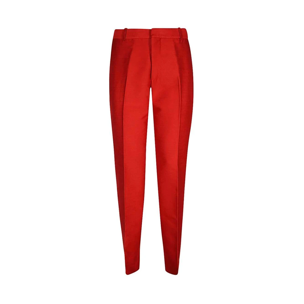 Alexander mcqueen Klassieke Wollen Broek Red Heren