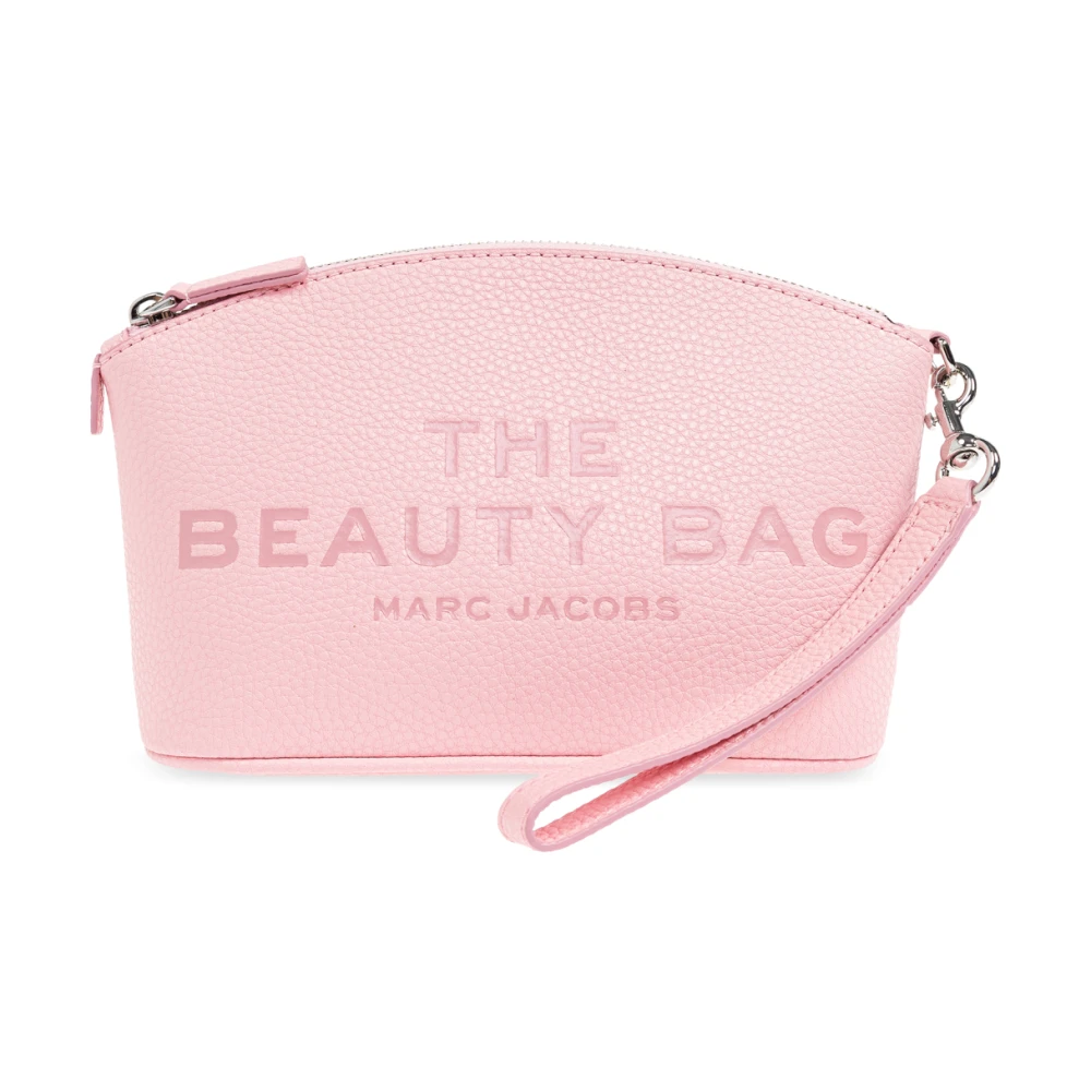 Marc Jacobs Leren cosmetische tas Pink Dames