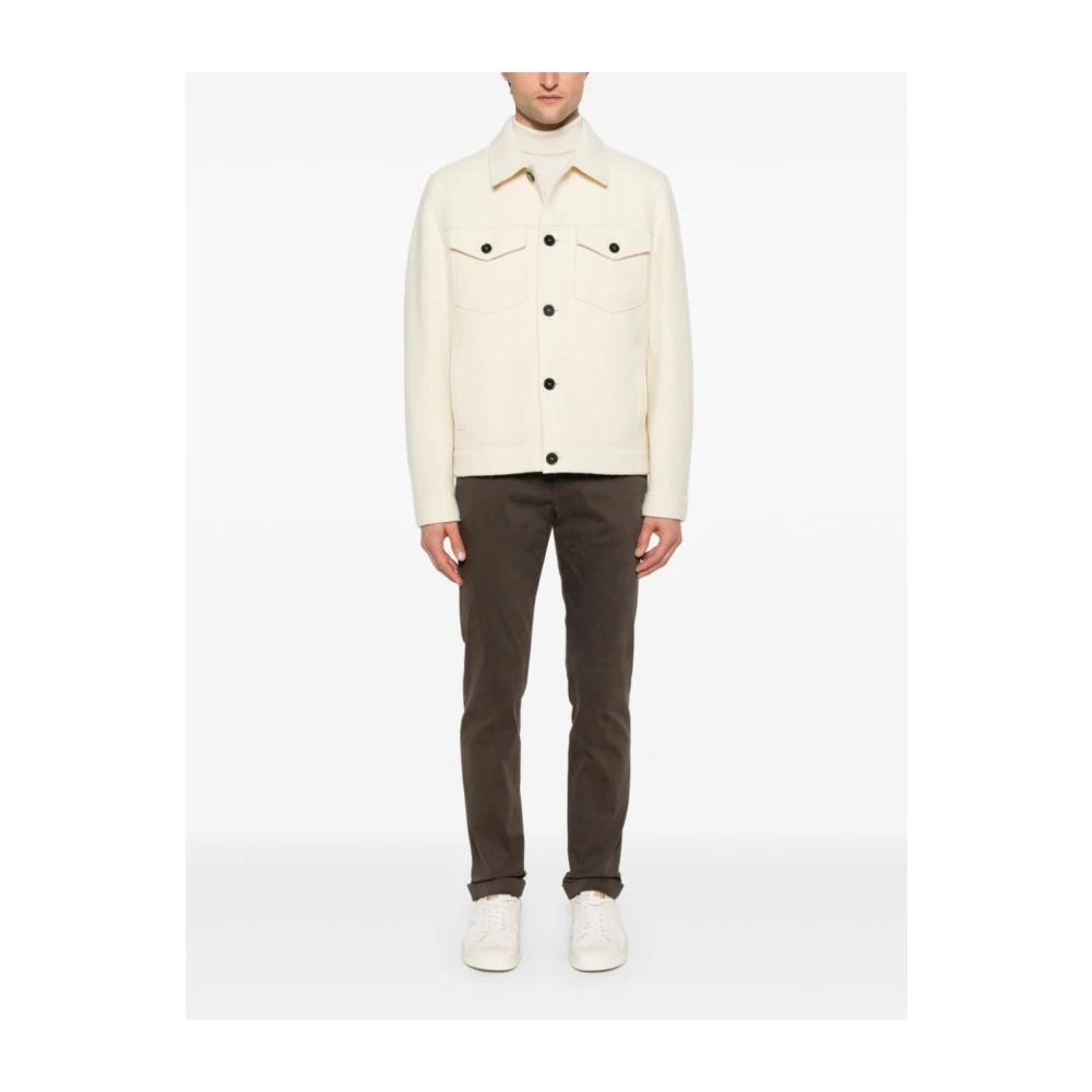 Briglia Moderne Slim-Fit Broek Brown Heren