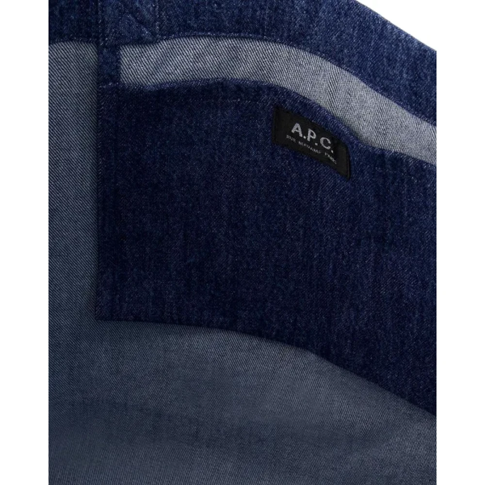 A.p.c. Cotton shoulder-bags Blue Dames