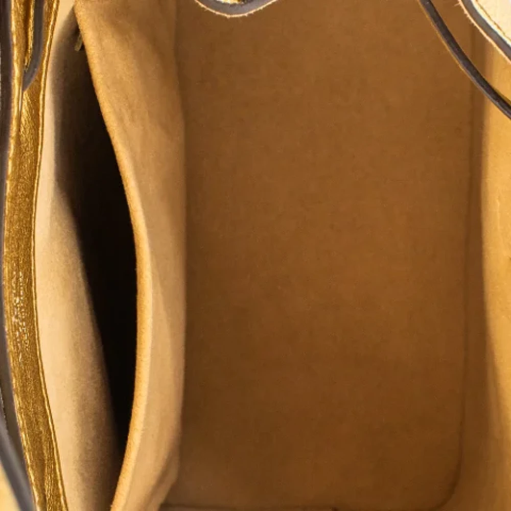 Louis Vuitton Vintage Pre-owned Leather backpacks Yellow Dames