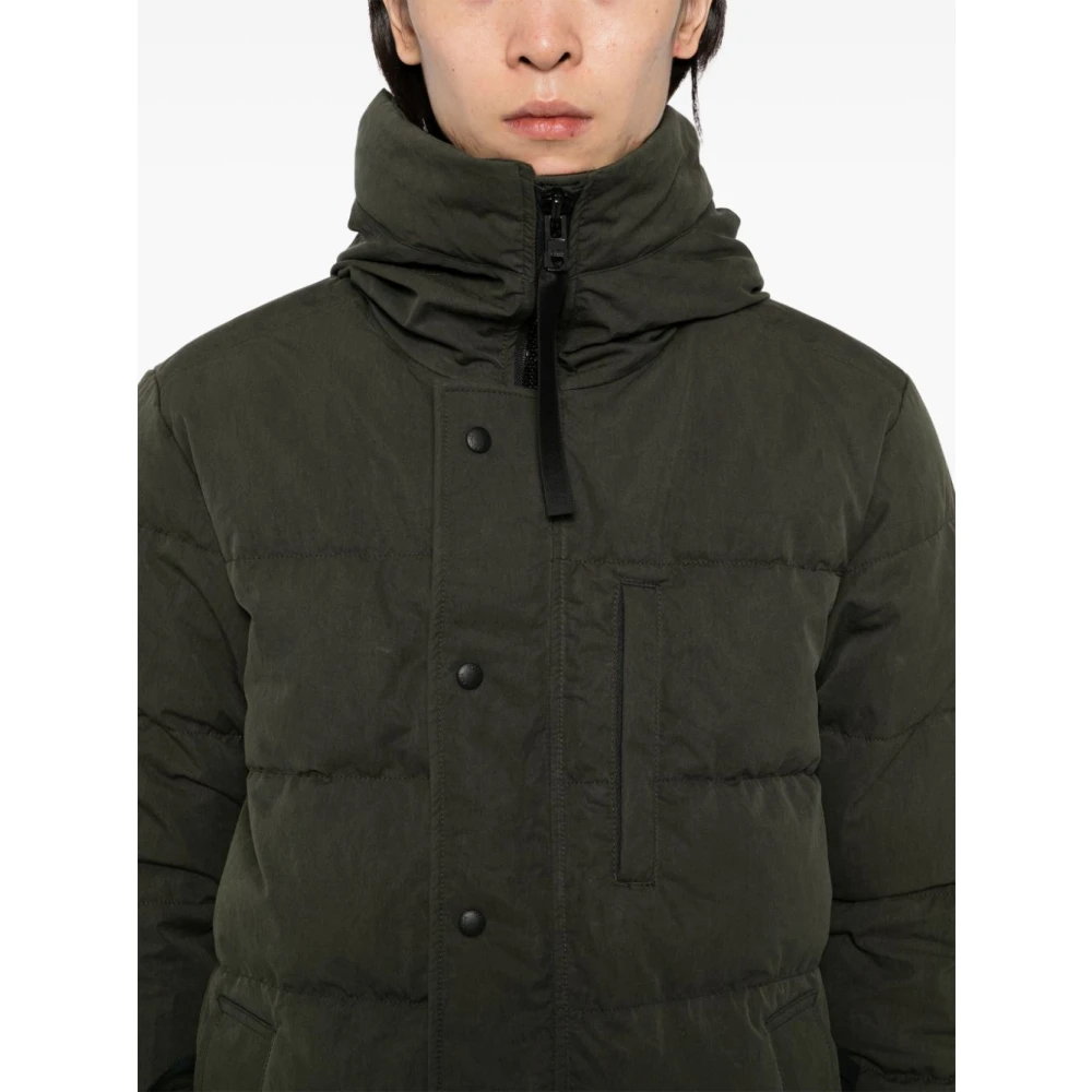 Canada Goose Groene Parka Jas met Capuchon Green Heren
