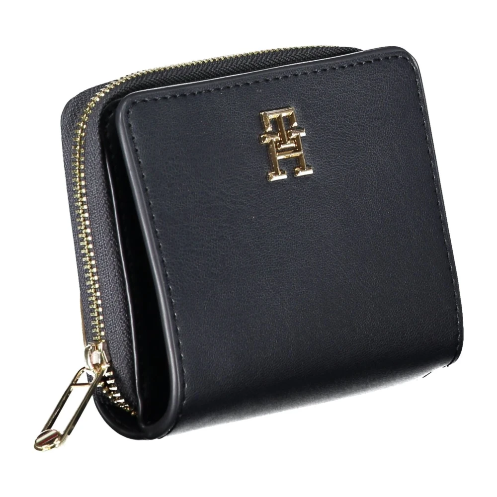 Tommy Hilfiger Blauwe Damesportemonnee met Ritssluiting Blue Dames