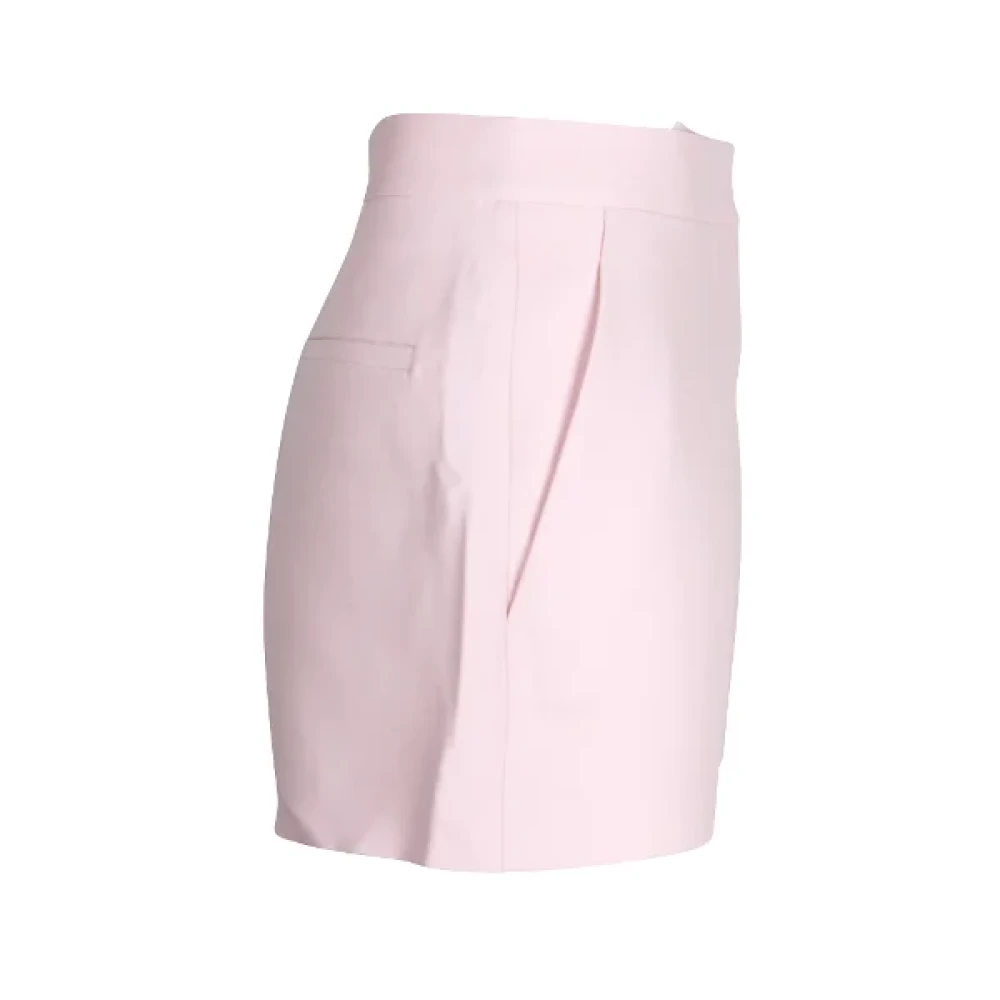 Valentino Vintage Pre-owned Wool bottoms Pink Dames