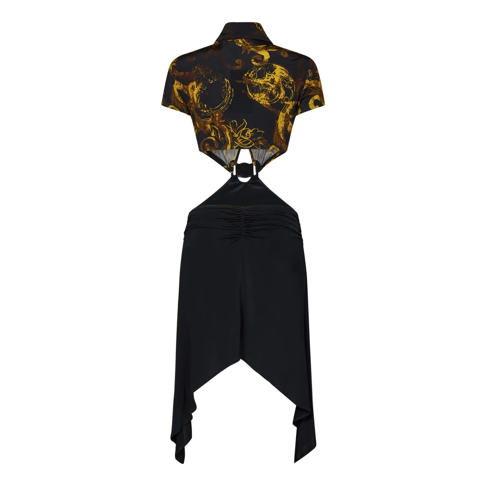 Versace Jeans Couture Midi Dresses Black Dames