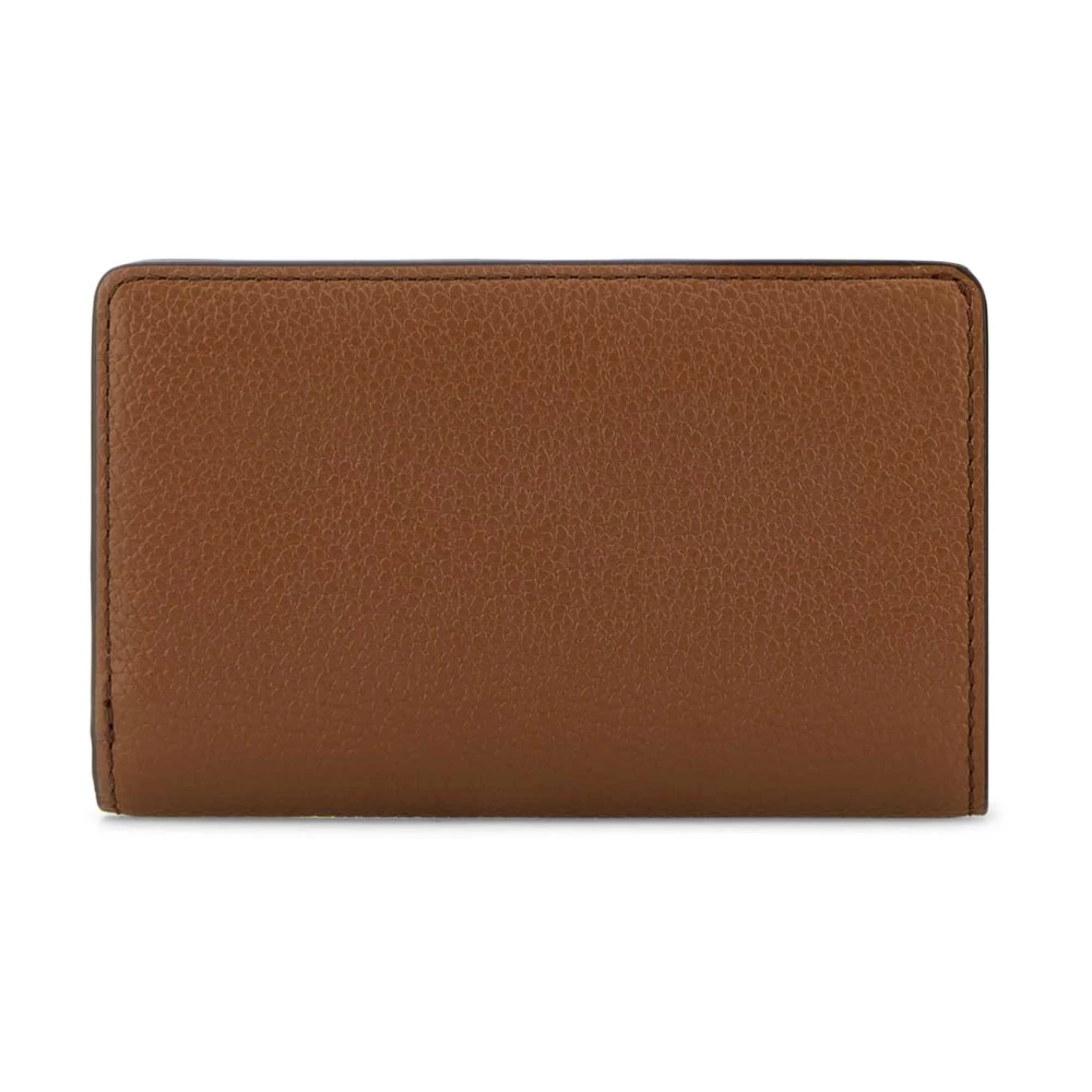 Michael Kors Caramel Lederen Portemonnee Brown Dames