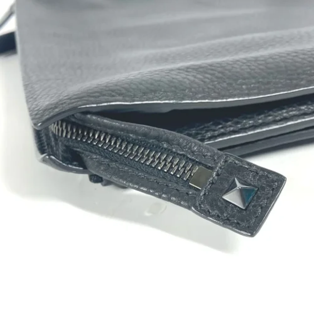 Valentino Vintage Pre-owned Leather clutches Black Dames