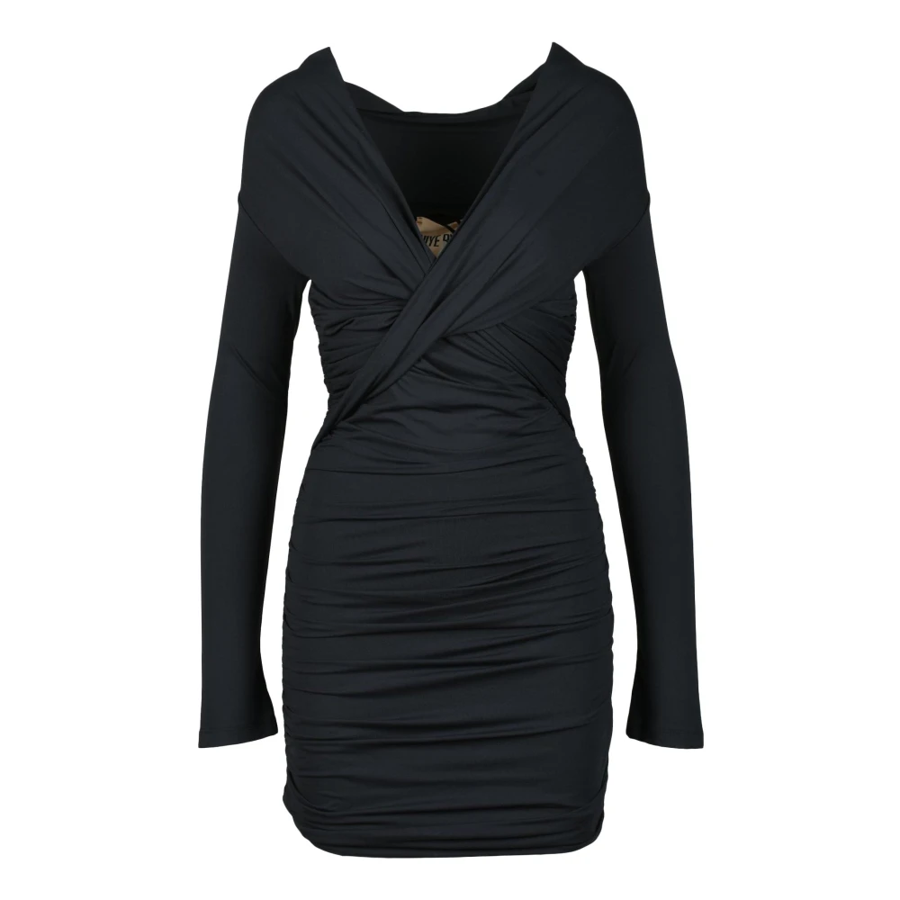 Aniye By Elegante Jurk van Stretchstof Black Dames