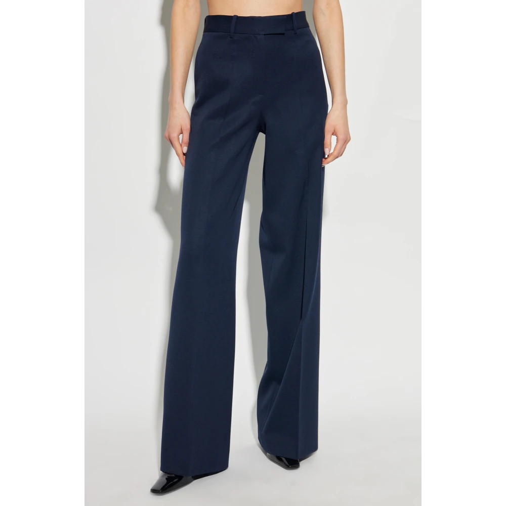 The Attico Wollen broek Blue Dames