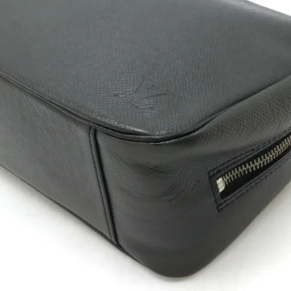 Louis Vuitton Vintage Pre-owned Leather travel-bags Black Dames