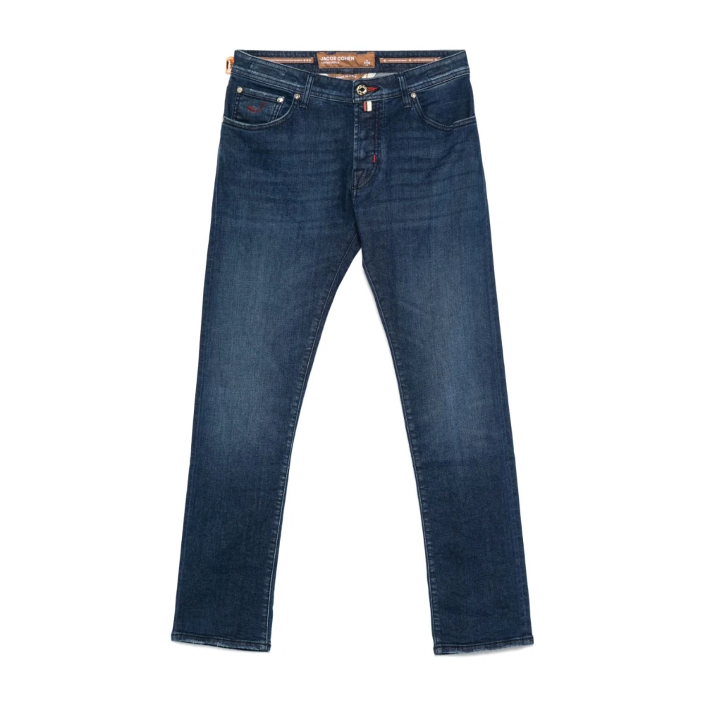 Jacob Cohën Men's Blue Slim-Fit Jeans,, Indigo Classic Five Pocket Jeans W33
