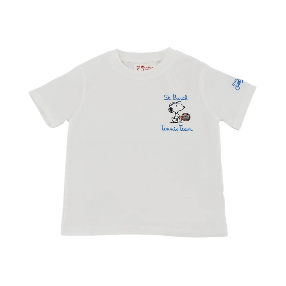 SNOOPY TENNIS Rundhalset T-shirt